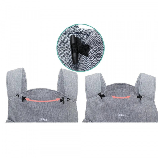 Porte-bébé frontal walk beige Fillikid