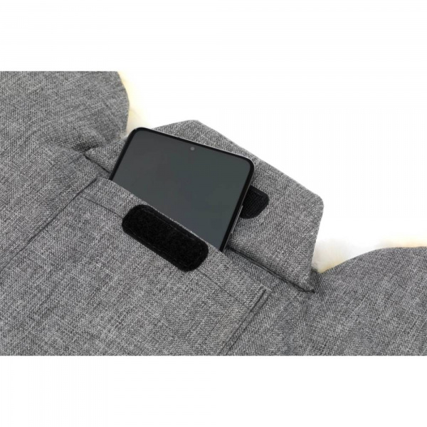 Protège-mains pour poussette nyby agneau gris chiné Fillikid