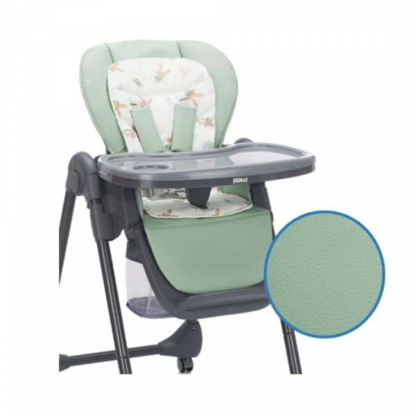 Chaise haute mio gris/vert Fillikid