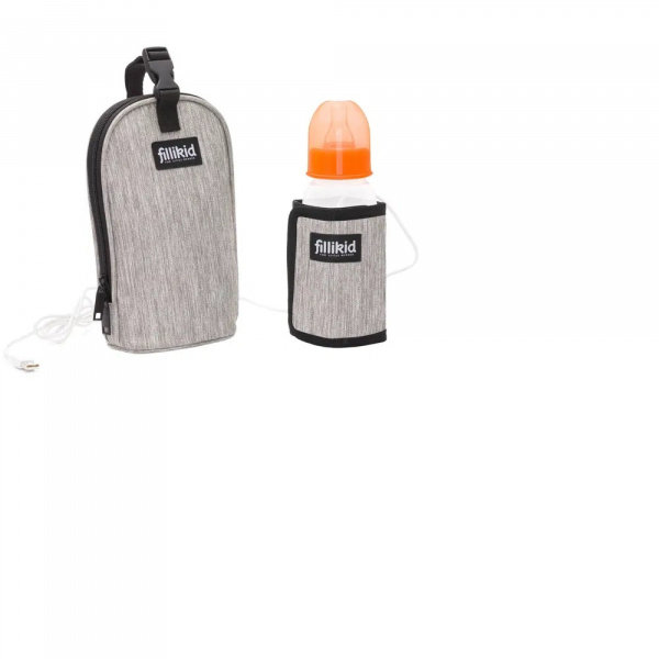 Chauffe-biberon gris clair Fillikid