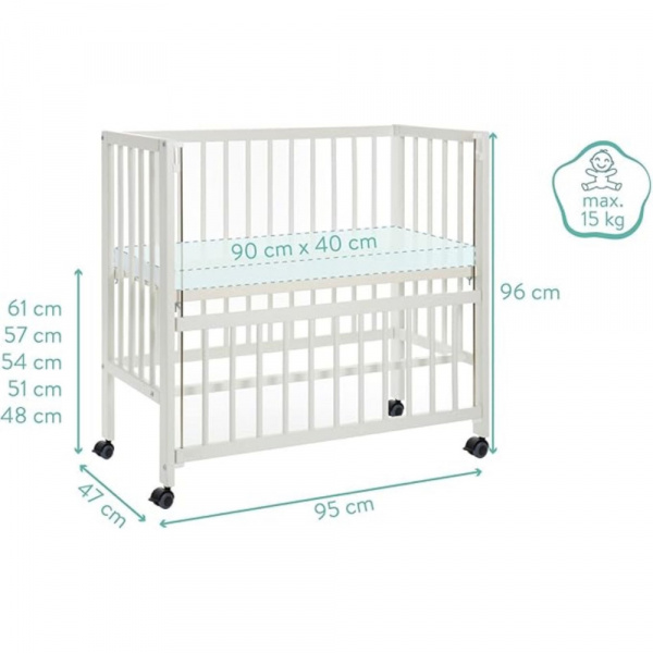 Lit bébé cododo cocon blanc Fillikid