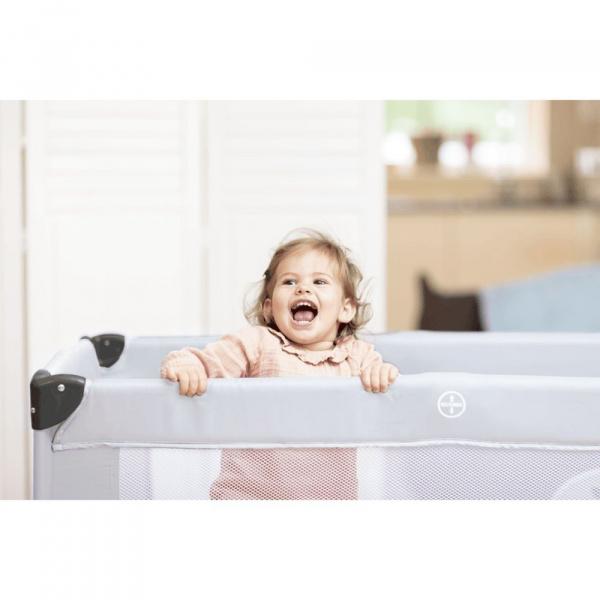 Lit parapluie bébé nizza gris pierre Fillikid