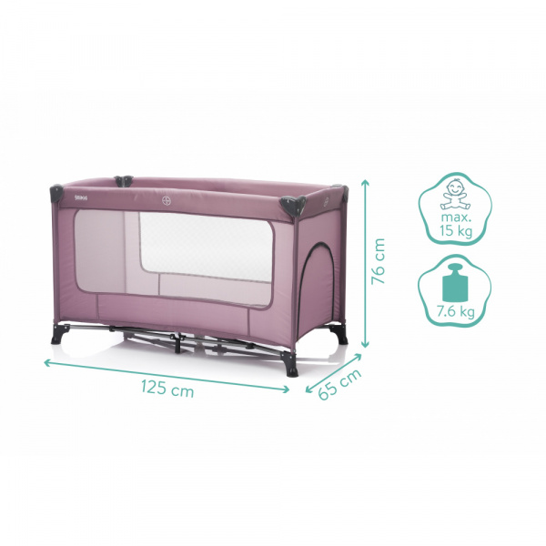 Lit parapluie bébé nizza sauge Fillikid