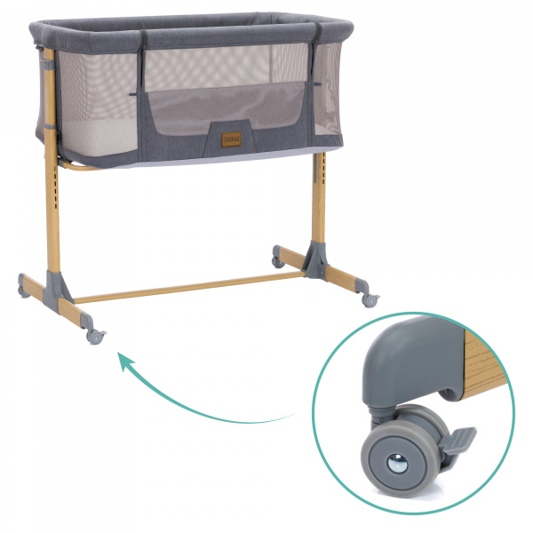 Lit bébé cododo gris Fillikid