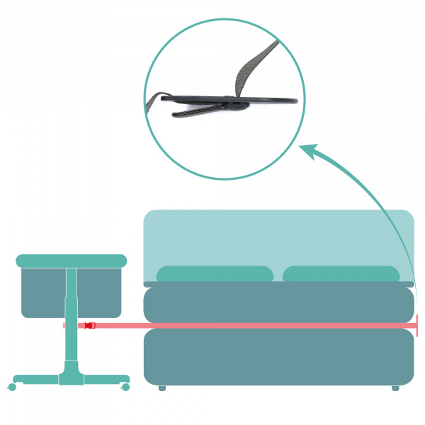 Lit bébé cododo gris Fillikid