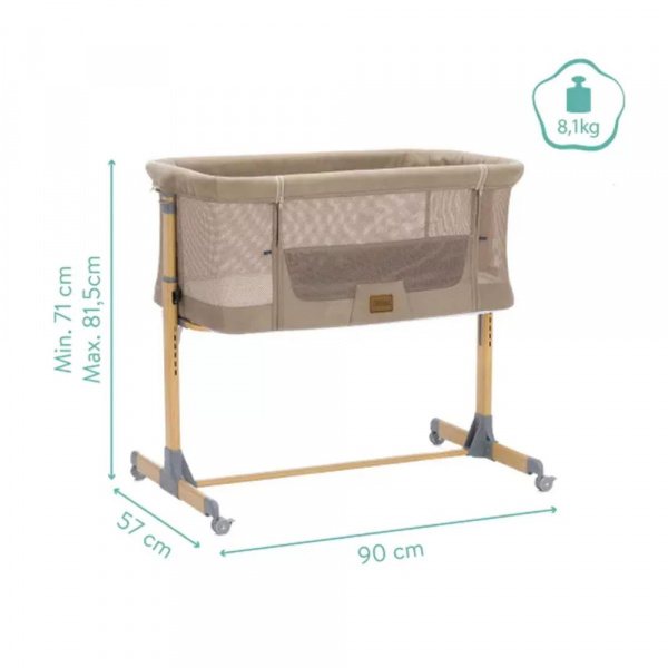 Lit bébé cododo caramel Fillikid