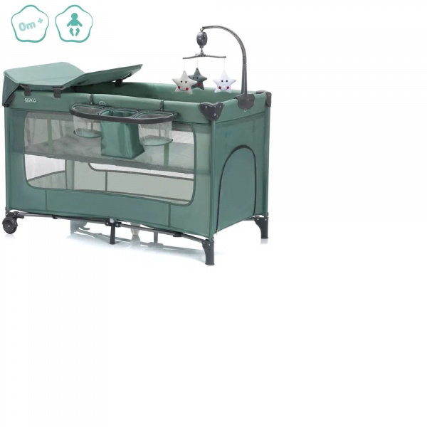 Lit parapluie capri - vert Fillikid