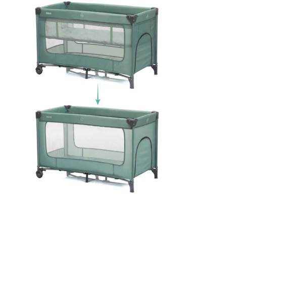 Lit parapluie capri - vert Fillikid