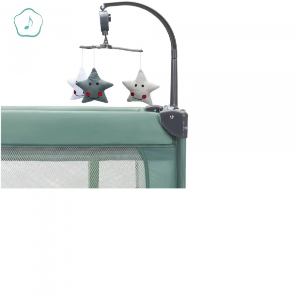 Lit parapluie capri - vert Fillikid