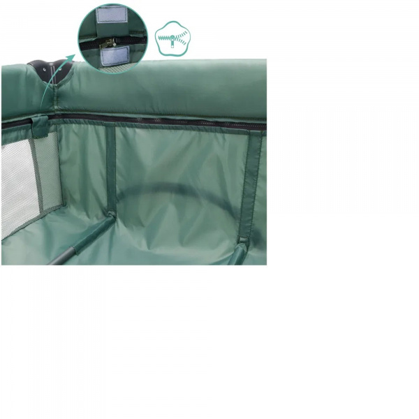 Lit parapluie capri - vert Fillikid