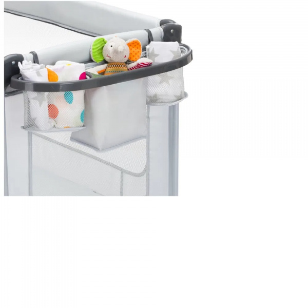 Lit parapluie capri - gris Fillikid