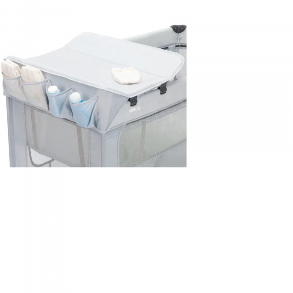 Lit parapluie capri - gris Fillikid