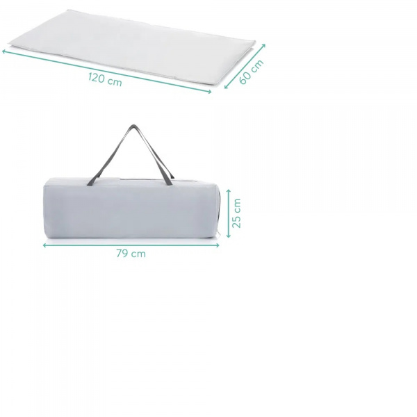 Lit parapluie capri - gris Fillikid