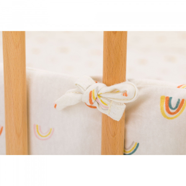 Tapis de parc jersey rainbows beige Fillikid
