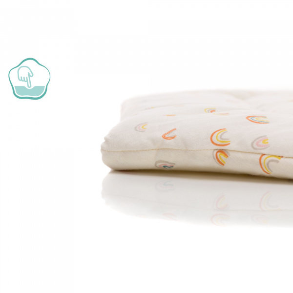 Tapis de parc jersey rainbows beige Fillikid