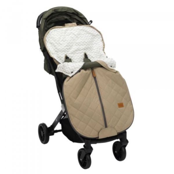 Chancelière légère poussette taupe Fillikid