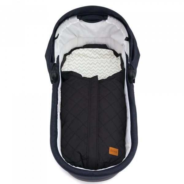 Chancelière mi-saison pour poussette noir Fillikid