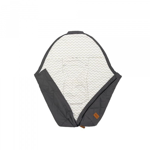 Chancelière mi-saison pour poussette gris Fillikid