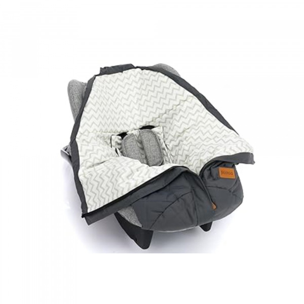 Chancelière mi-saison pour poussette gris Fillikid