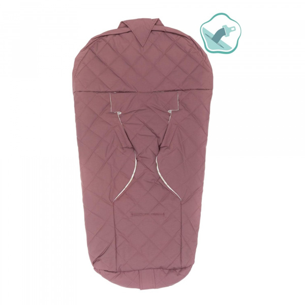 Chancelière mi-saison pour poussette rose Fillikid