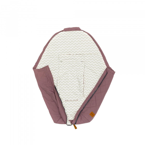Chancelière mi-saison pour poussette rose Fillikid