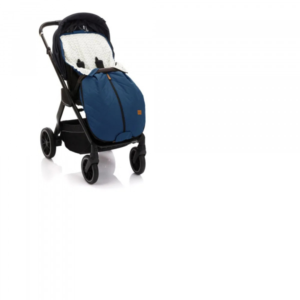 Chancelière légère poussette bleu Fillikid