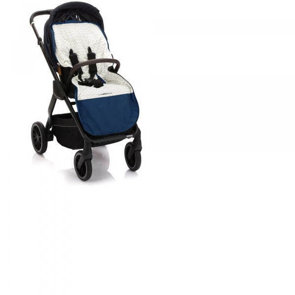 Chancelière légère poussette bleu Fillikid