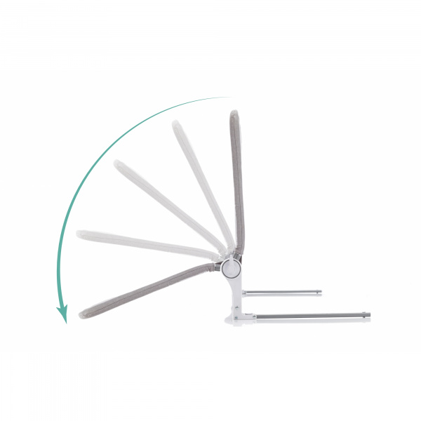 Barrière de lit bébé 60x150 cm lara gris Fillikid