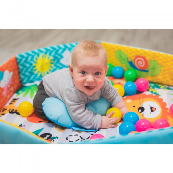 Tapis de jeu avec des balles colorées Fillikid