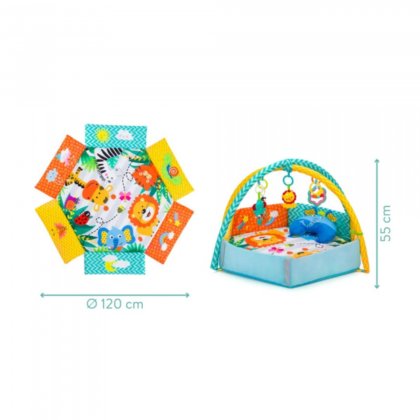 Tapis de jeu avec des balles colorées Fillikid