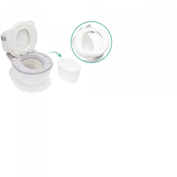 Mini toilette marlin gris/blanc Fillikid