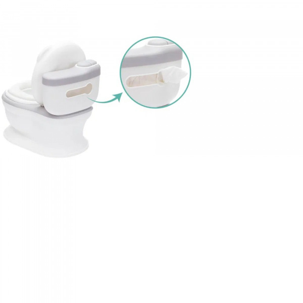 Mini toilette marlin gris/blanc Fillikid