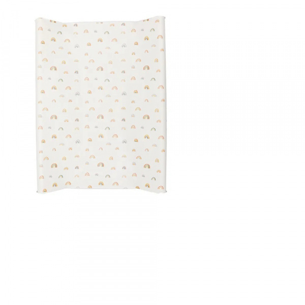 Matelas à langer petits arcs-en-ciel beiges Fillikid