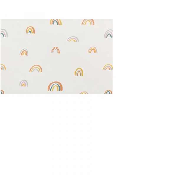 Matelas à langer petits arcs-en-ciel beiges Fillikid
