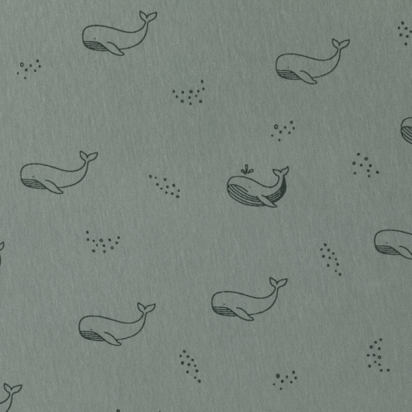 Gigoteuse à pieds sans manches et chaussettes antidérapantes - 80 cm - vert baleine - tog 2.5 Fillikid