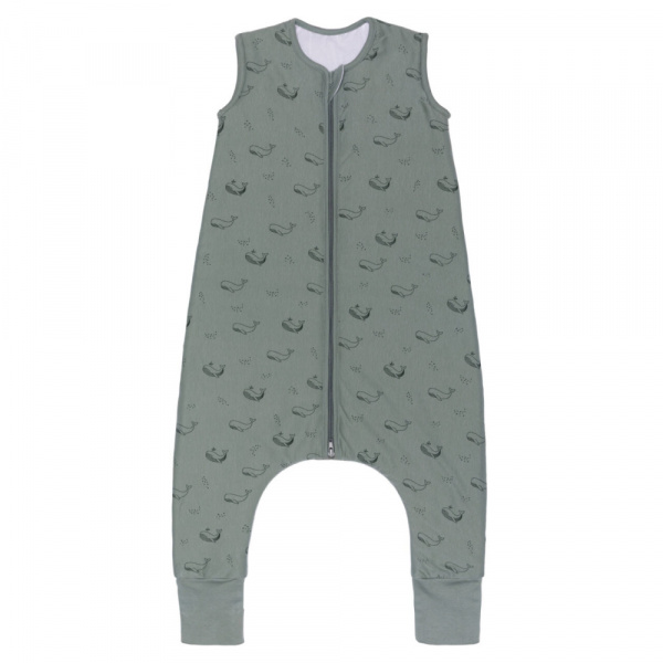 Gigoteuse à pieds sans manches et chaussettes antidérapantes - 92 cm - vert baleine - tog 2.5 Fillikid