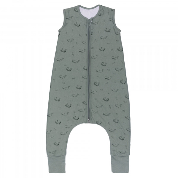 Gigoteuse à pieds sans manches et chaussettes antidérapantes - 104 cm - vert baleine - tog 2.5 Fillikid