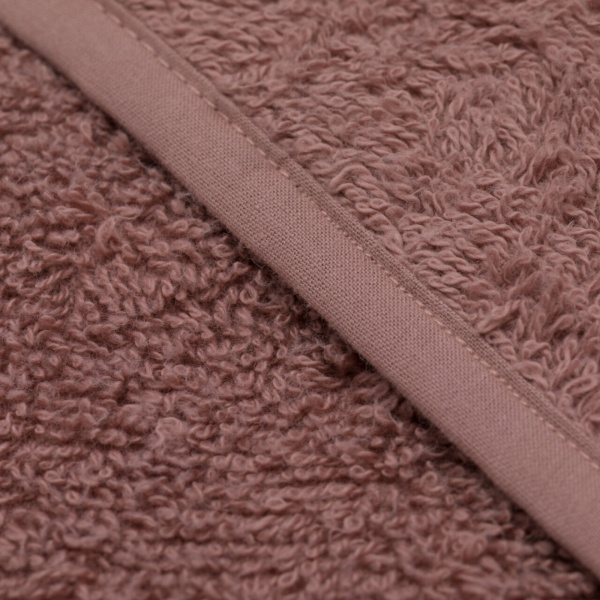 Serviette de bain à capuche 75x75 cm, rose lapin Fillikid