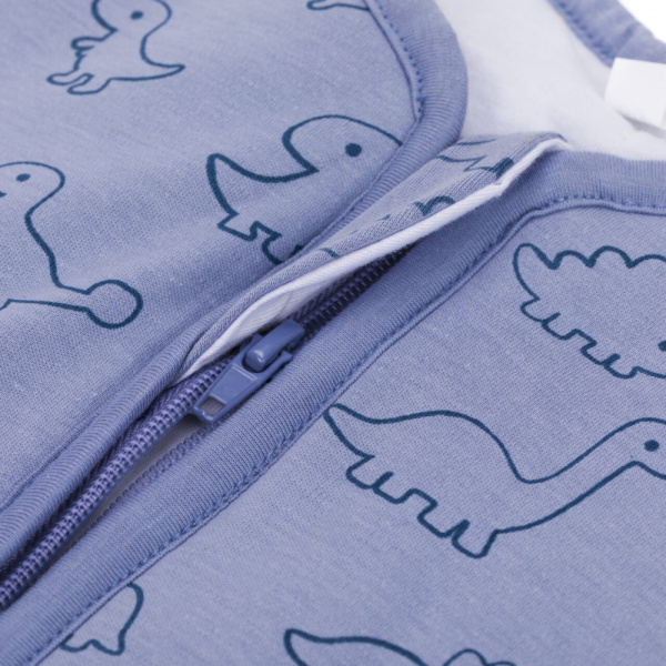 Gigoteuse à pieds sans manches et chaussettes antidérapantes - 140 cm - bleu dinosaure - tog 2.5 Fillikid