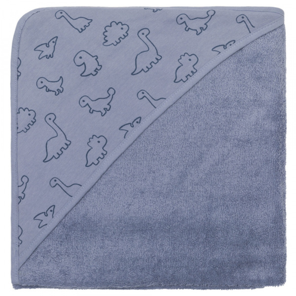 Serviette de bain enfant à capuche 75x75 cm, bleu Fillikid