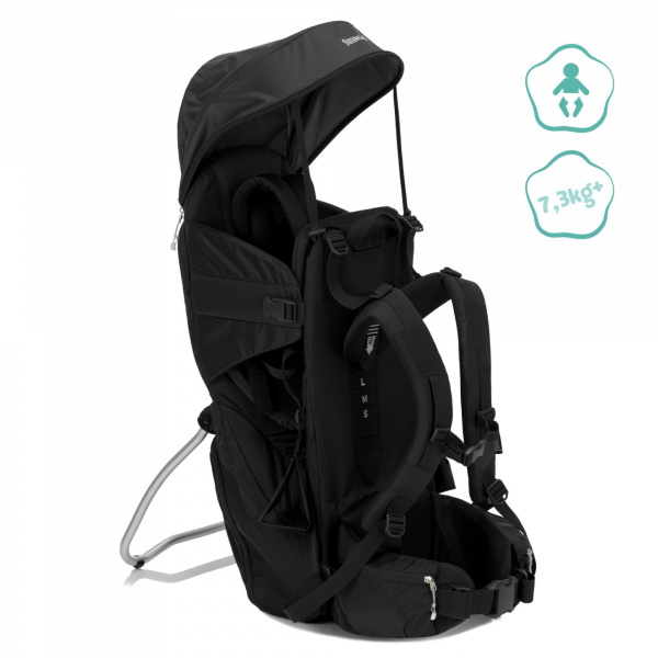 Backcarrier trekking black Fillikid
