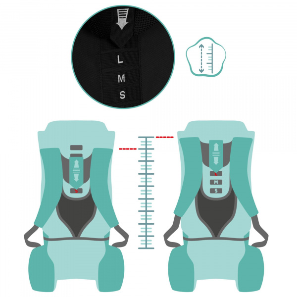 Backcarrier trekking black Fillikid