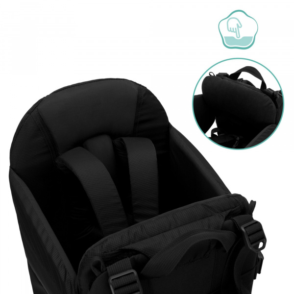 Backcarrier trekking black Fillikid