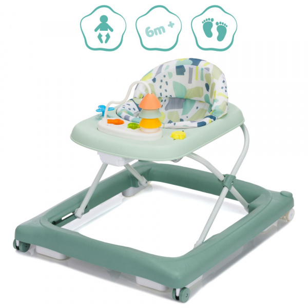 Trotteur bébé emil vert/menthe Fillikid