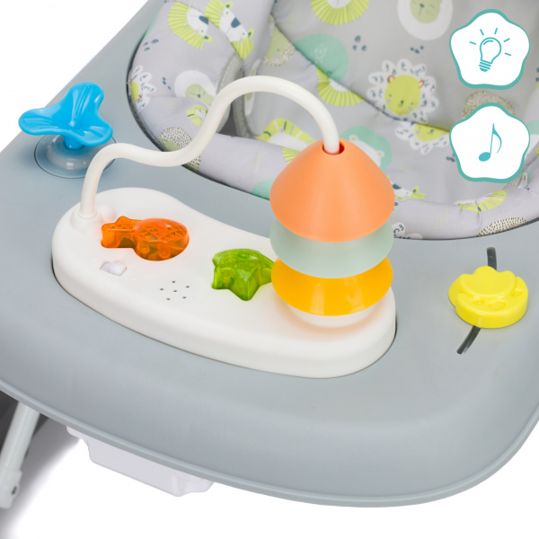 Trotteur pour bébé emil gris/anthracite Fillikid