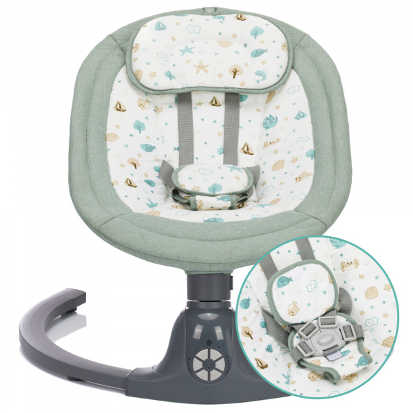 Balancelle électrique stella verte Fillikid