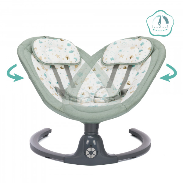 Balancelle électrique stella verte Fillikid