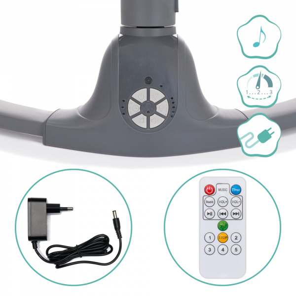 Electric rocker stella grey Fillikid