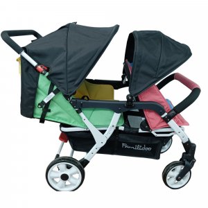 Poussette 4 places lidoo city h4e Familidoo