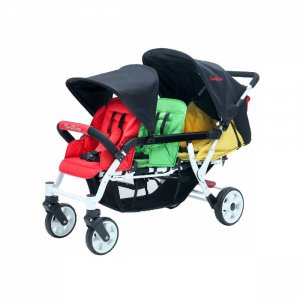 Poussette 3 places lidoo h3e + ergondrive Familidoo